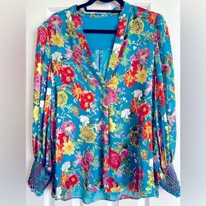 ALICE + OLIVIA Sheila Floral Top
